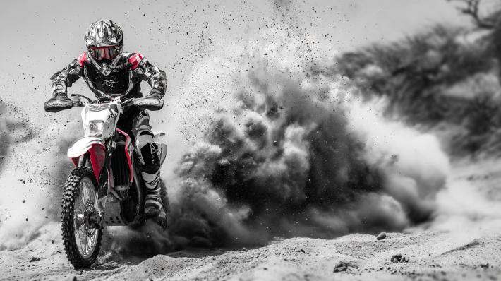 Александр дебютирует на международной арене по мотокроссу