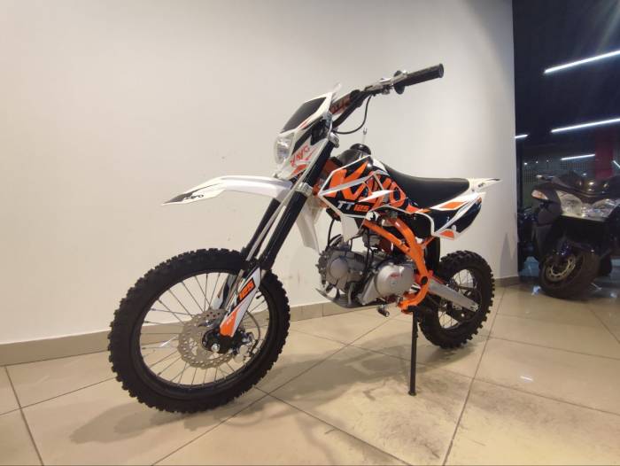 Питбайк KAYO BASIC TT125EM 17/14 KRZ (механ. сцепл., эл. стартер 2022 г.), , заводская упаковка, 1560012-789-8718 MSD