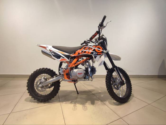 Питбайк KAYO BASIC TT125EM 17/14 KRZ (механ. сцепл., эл. стартер 2022 г.), , заводская упаковка, 1560012-789-8718 MSD