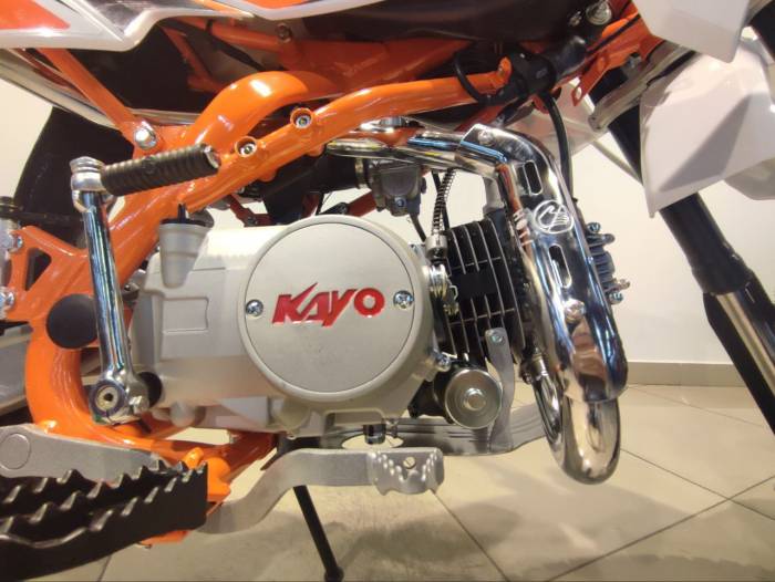 Питбайк KAYO BASIC TT125EM 17/14 KRZ (механ. сцепл., эл. стартер 2022 г.), , заводская упаковка, 1560012-789-8718 MSD