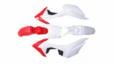 Комплект пластика CRF110 бело-красный