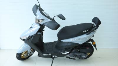 Скутер WELS NEW CHOKE (T6-50A) серый MSD
