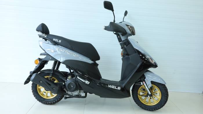 Скутер WELS NEW CHOKE (T6-50A) серый MSD