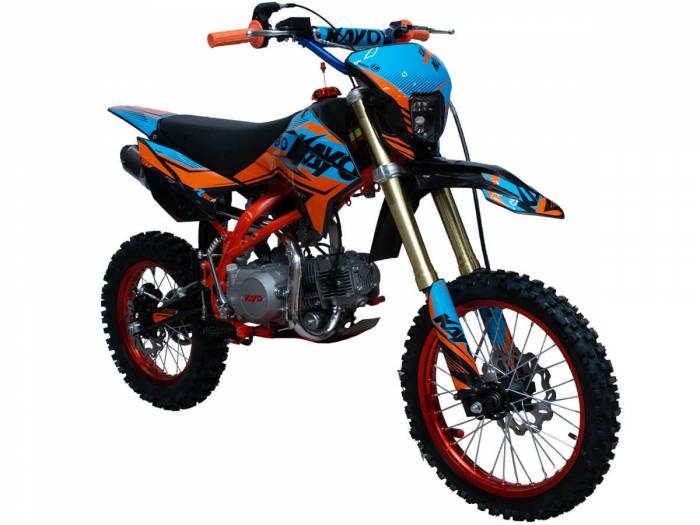 Питбайк KAYO EVOLUTION K125EM 17/14 KRZ (механ. сцепл., эл. стартер 2024 г.) MSD (EV12)