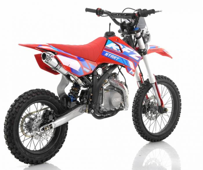 Питбайк, Мотоцикл Кроссовый Apollo RFZ START 125LE, 17/14 (Красный) MSD (AR)
