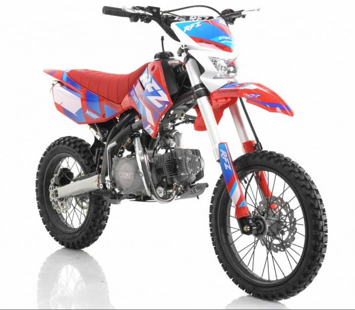 Питбайк, Мотоцикл Кроссовый Apollo RFZ START 125LE, 17/14 (Красный) MSD (AR)