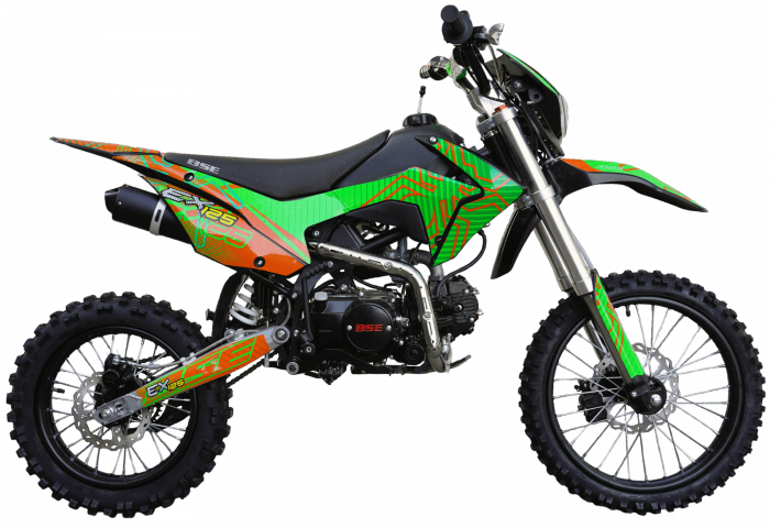 Питбайк BSE EX 17/14 Green Orange Ant (040) MSD