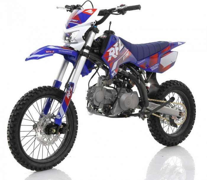 Питбайк, Мотоцикл Кроссовый Apollo RFZ START 125LE, 17/14 (Синий) MSD (AB)