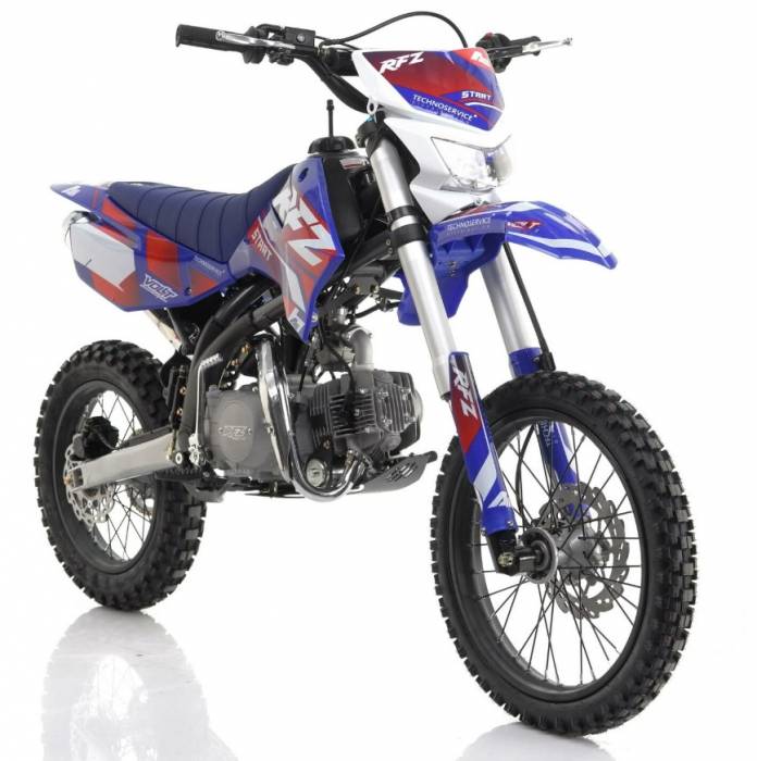 Питбайк, Мотоцикл Кроссовый Apollo RFZ START 125LE, 17/14 (Синий) MSD (AB)