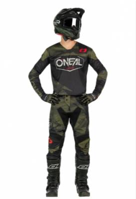 Костюм для мотокросса ONEAL чёрный/хаки (36р)