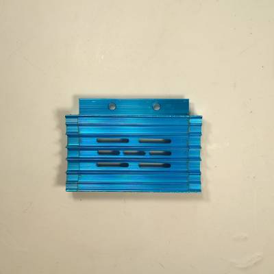 Радиатор алюминиевый синий