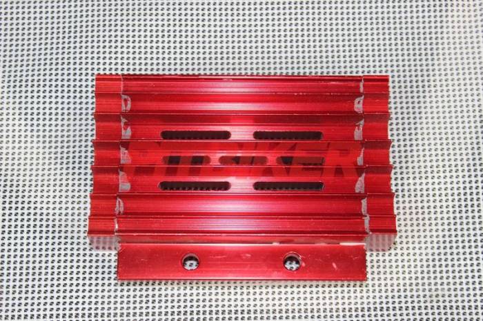 Радиатор алюминиевый в сборе красный