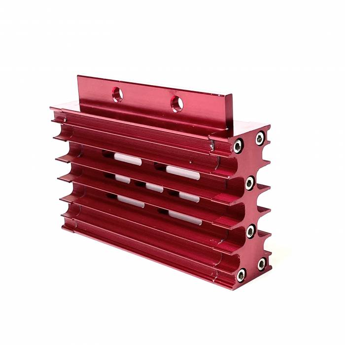 Радиатор алюминиевый в сборе красный