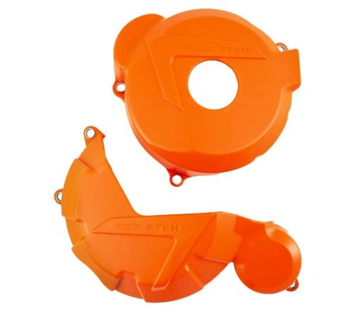 Защита крышек двигателя пластиковая (компл. 2 шт.) OTOM ZS 172FMM (CB250-F) (оранжевый, , 1560483-020-1390)