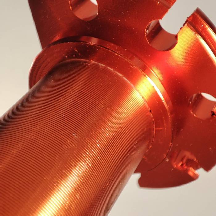 Ручка газа CNC алюминиевая золотая