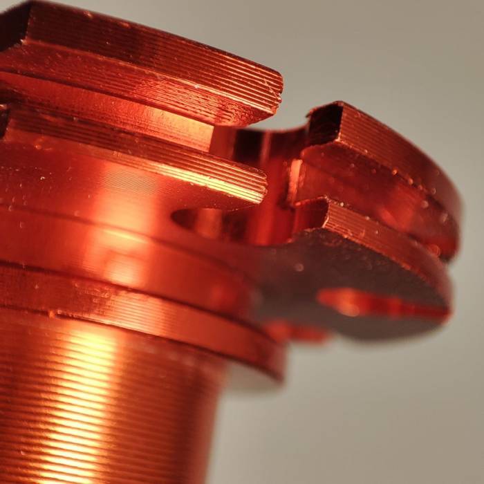 Ручка газа CNC алюминиевая золотая