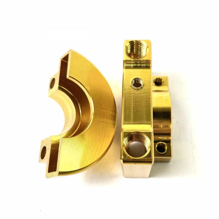 Ручка газа CNC алюминиевая золотая