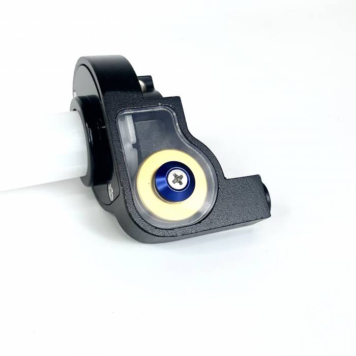 Ручка газа пластиковая короткоходная золотистая