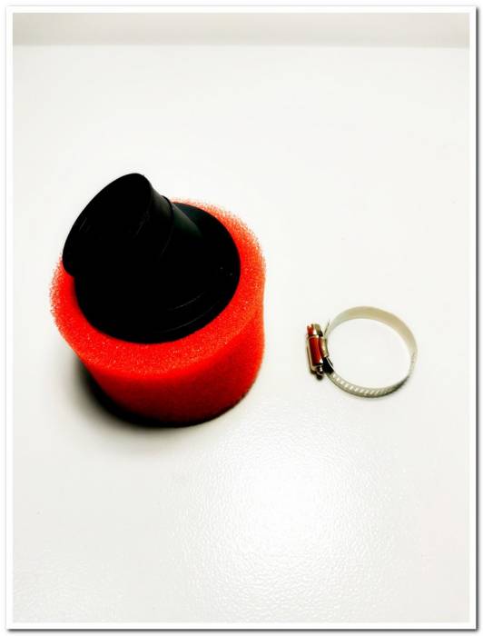 Фильтр воздушный 38 мм угловой красный