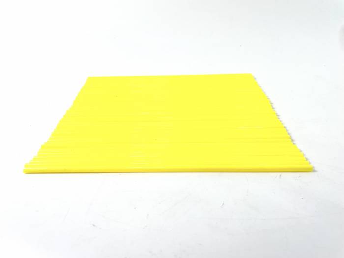 Трубки декоративные на спицы 238мм желтые