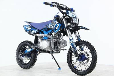 Питбайк WELS CRF 110 14/12 (Синий/Белый) MSD (WBW)