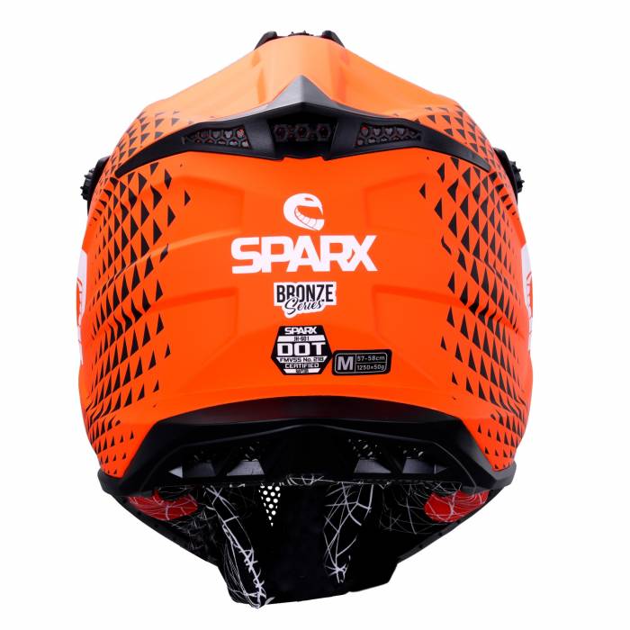 Шлем эндуро SPARX Raptor (JH-601) (оранжево-черный, L)