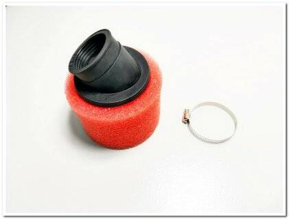 Фильтр воздушный 42 мм угловой красный