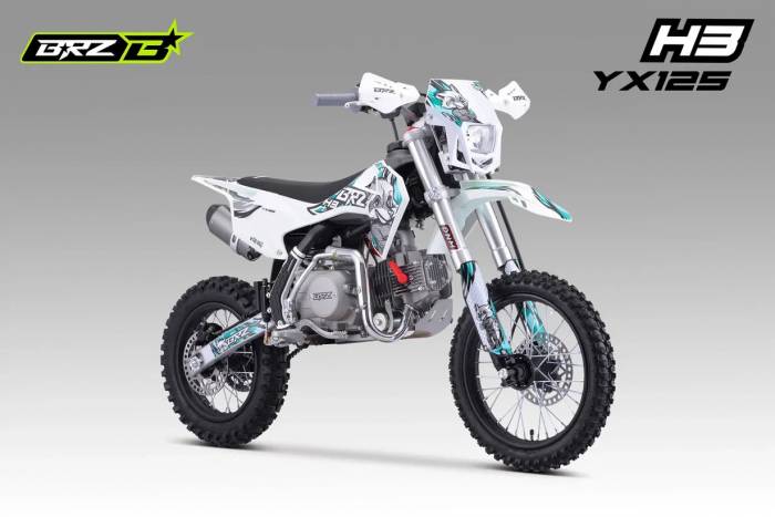 Питбайк BRZ H3 YX125 14/12 MSD (H3)