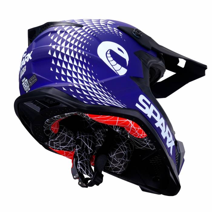 Шлем эндуро SPARX Raptor (JH-601) (сине-черный, XL)