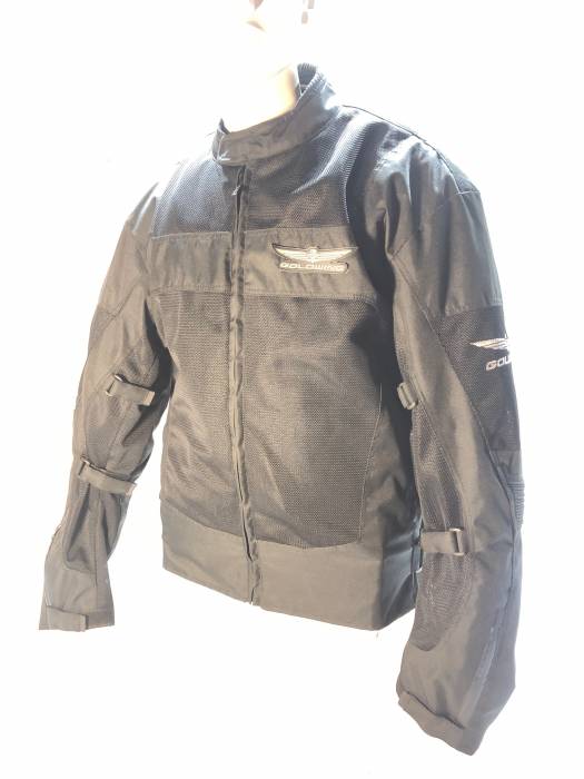 Куртка мужская текстиль/сетка GOLDWING SILVER, Черный 5XL