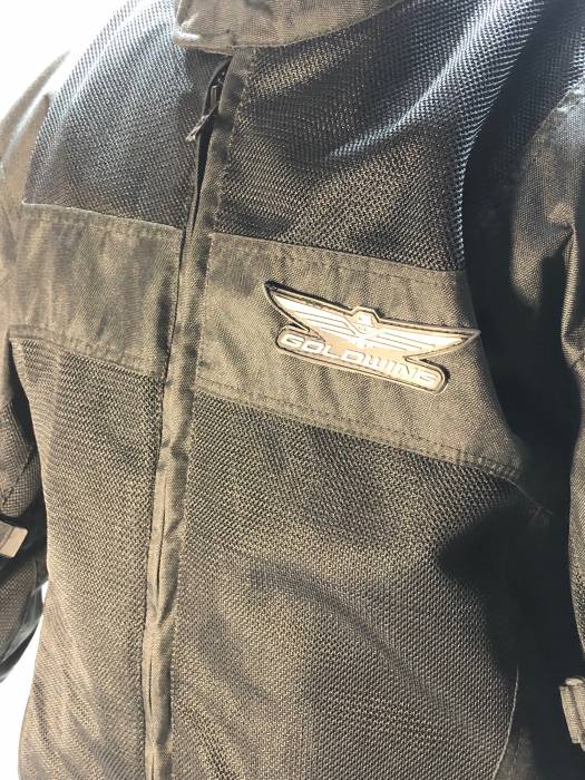 Куртка мужская текстиль/сетка GOLDWING SILVER, Черный 5XL