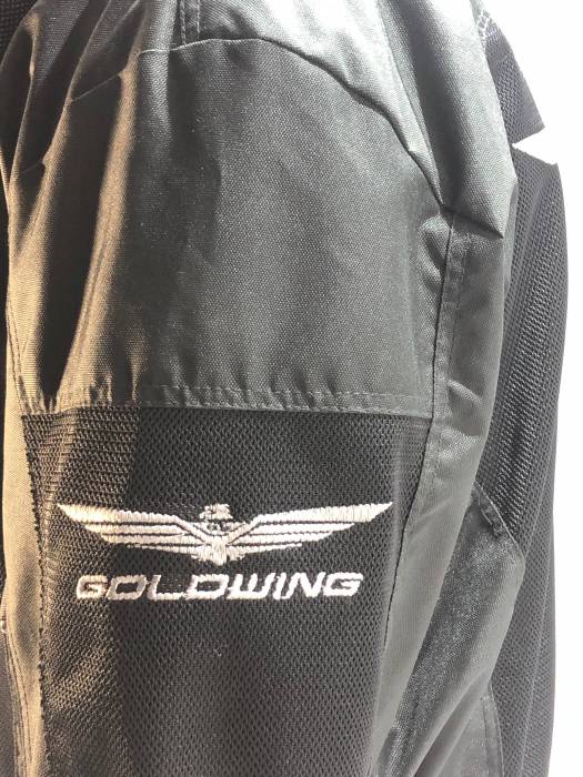 Куртка мужская текстиль/сетка GOLDWING SILVER, Черный 5XL