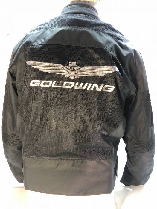 Куртка мужская текстиль/сетка GOLDWING SILVER, Черный 5XL