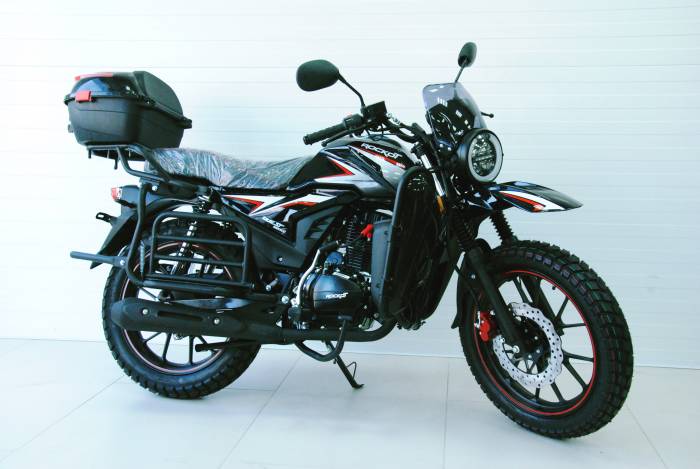 Мотоцикл дорожный ROCKOT QUEST 150 (черный глянцевый, ЭПТС) MSD