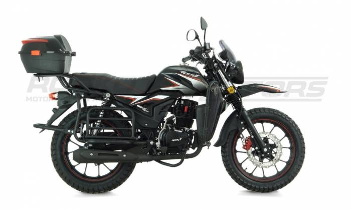 Мотоцикл дорожный ROCKOT QUEST 150 (черный глянцевый, ЭПТС) MSD