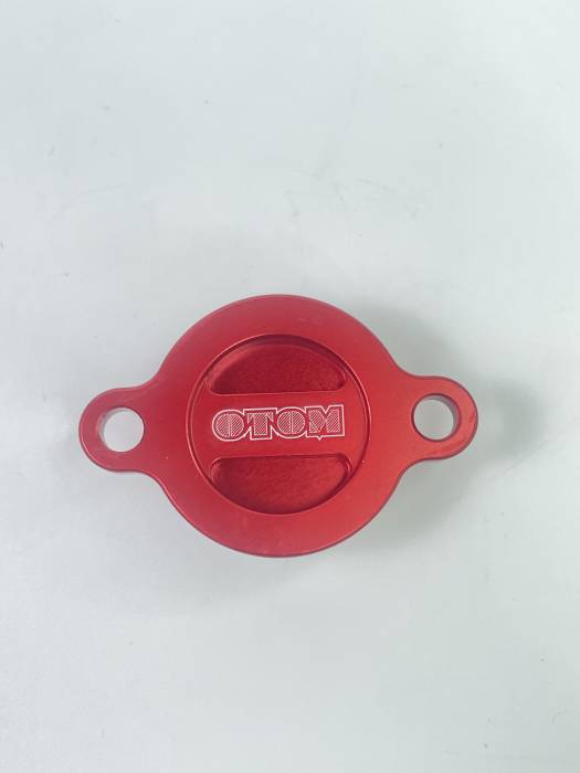Крышка двигателя сливная OTOM красная