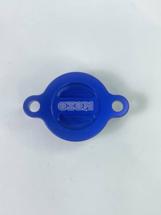 Крышка двигателя сливная OTOM синяя
