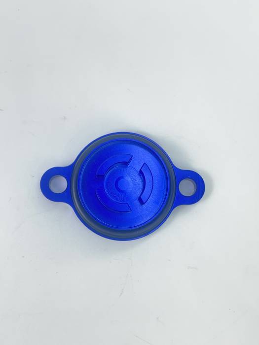 Крышка двигателя сливная OTOM синяя