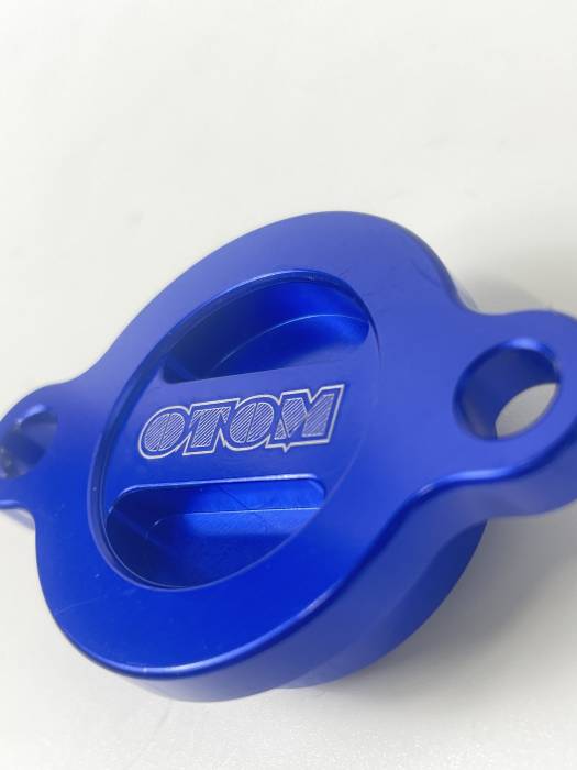 Крышка двигателя сливная OTOM синяя