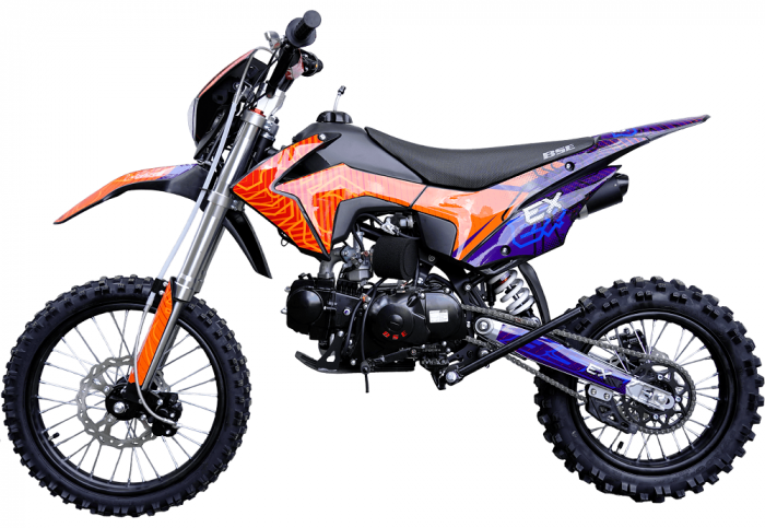 Питбайк BSE EX 17/14 Blue Orange Ant (040) MSD