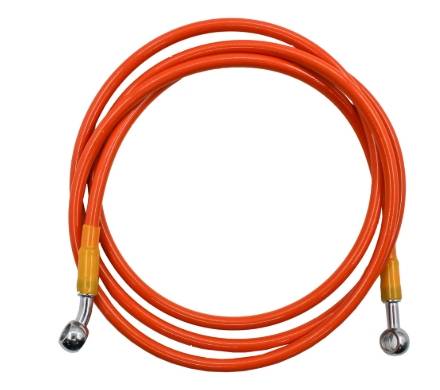 Шланг гидравлический тормозной (армированный) L=1500 d=10мм красный