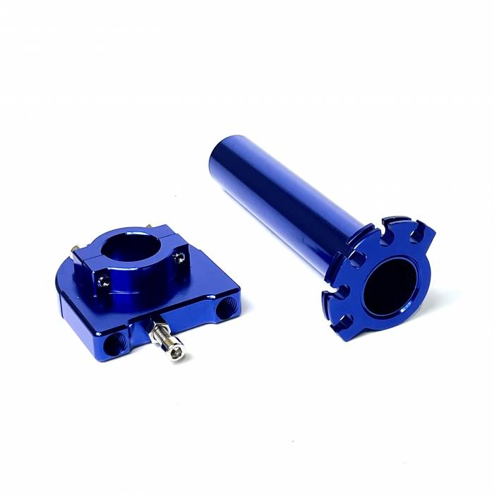 Ручка газа CNC алюминиевая синяя