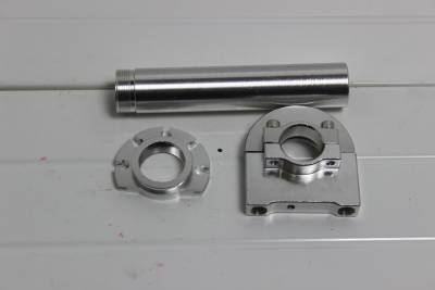 Ручка газа CNC алюминиевая серебристая