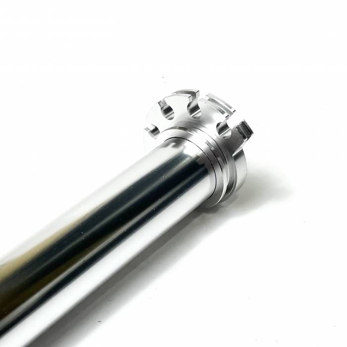 Ручка газа CNC алюминиевая серебристая