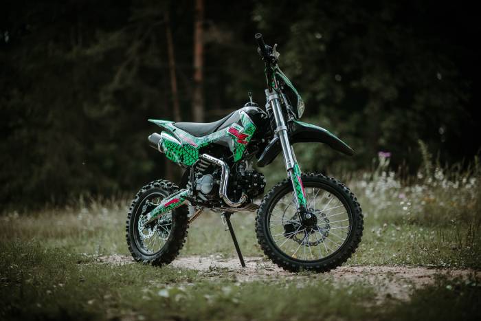 Питбайк BSE EX 17/14 Max13 Green Pink Neon (040) MSD (EX-GP)