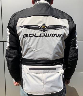 Куртка мужская текстиль/сетка GOLDWING GRAY, Серая 8XL