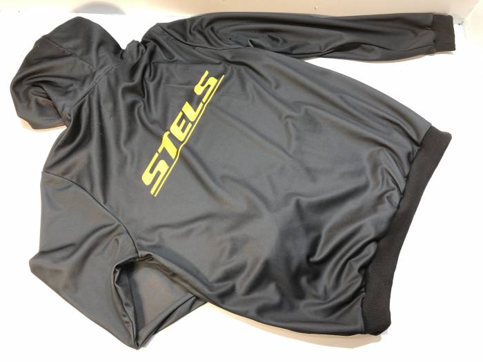 Толстовка "STELS" (с флагом, черный) 2XL