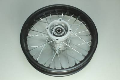 Обод задний 12&quot; (1,85-R12 d=12mm) сталь/черный