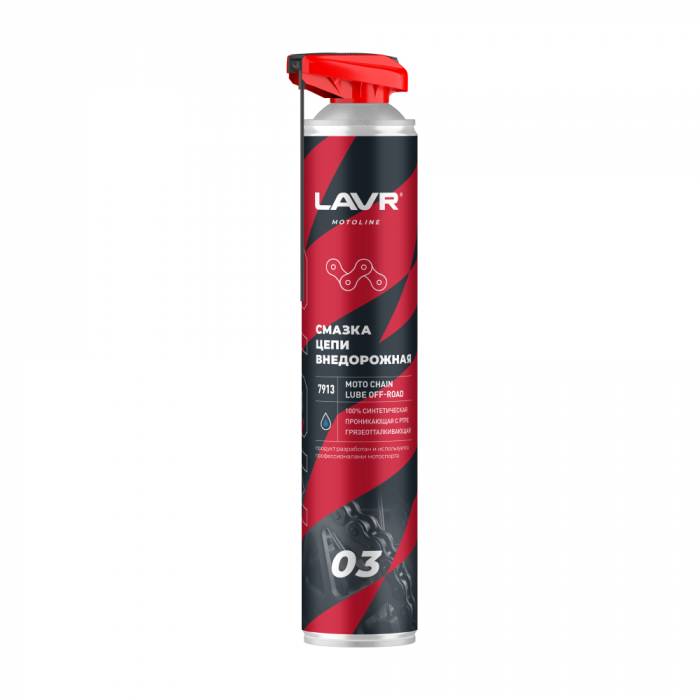 Смазка цепи Внедорожная LAVR MOTOLINE, 1 л / Ln7913