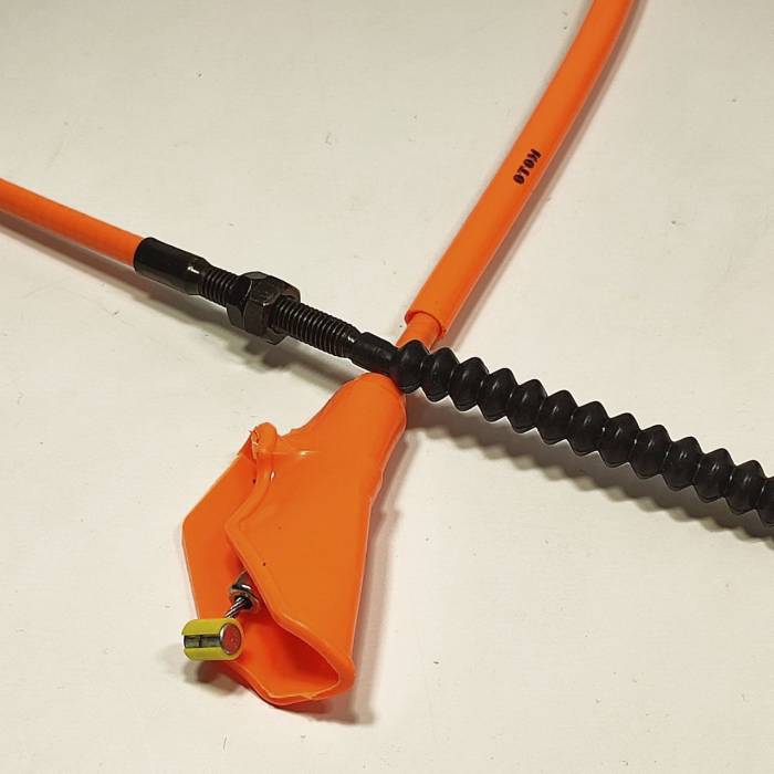 Трос сцепления 1240+130мм OTOM для двигателя ZS165-172FMM оранжевый